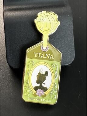 Disney Princess Tiana Luggage Name Tag Mystery Pin